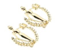 PACKOVE Broche de Solapa de Metal Dorado Libra Conjunto de 2 Piezas Balanza Justicia Accesorio para Abogados y Jueces Pin Decorativo para Trajes y Vestidos Obsequio para Mujer