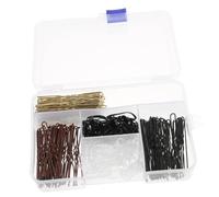 PACKOVE Caja 250 Horquillas Metálicas Cabello en Forma de U, Sujetan Firmemente y Resisten Uso Prolongado, Ideales para Mujeres y Niñas Vida Diaria