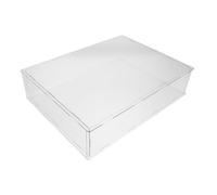 PACKOVE Caja Acrílica Transparente para Exhibición de Libros Bíblicos Edición Especial Visibilidad Completa y Diseño Elegante para Biblioteca o Iglesia