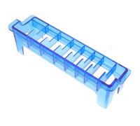 PACKOVE Caja De Almacenamiento Para Cortapelos Cabello Accesorios Funda Protectora Para Cortadora Cortador De Pelo Profesional Caso Organizador Peine Guía Blue El Plastico