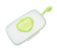 PACKOVE Caja Portátil para Toallitas Húmedas para Ñiño, Verde, Material Pp Seguro, Sello de Silicona, para Cochecito y Uso Exterior, Práctica para Padres en Movimiento, Diseño Compacto