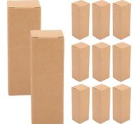 PACKOVE Cajas de Cartón para y Esencial, 50 Unidades, Material Cartón Bordes Lisos y Diseño para Envolver Regalos en Diferentes Lugares