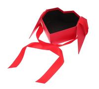 PACKOVE Cajas De Forma De Corazón Con Tapa De Cartón Rojo Para Bodas Cumpleaños y Decoraciones De San Valentín Para Presentar Flores y Dulces