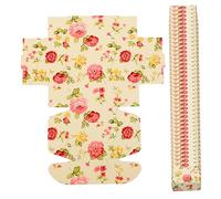 PACKOVE Cajas De Papel Kraft 30 Unidades 6.5x6.5x3 Cm Para Embalaje De Jabón y Joyas, Hechas a Mano, Resistentes y Plegables, Aptas Para Dulces, Fiestas y Regalos