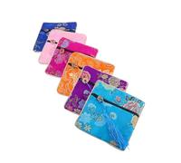 PACKOVE Cartera de Moda Monedero de Bendición Varios Estilos Estilo Chino Gran Capacidad y Algodón Varios Estilos para Mujer Conveniente para Cumpleaños y Aniversarios Femeninos