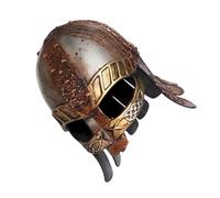 PACKOVE Casco Vikingo Cosplay Medieval para Adulto, Accesorio de Disfraz Histórico, Casco Ligero y Detallado para Carnaval, Fiesta Temática y Recreación Histórica, Complemento para Hombre
