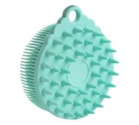 PACKOVE Cepillo De Baño Para Bebés De Silicona Suave Sensorial Doble Cara Para Masaje y Limpieza Corporal Entrenamiento Táctil Para Recién Nacidos Fácil De Agarrar y Guardar Color Verde