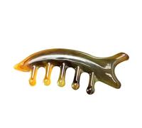 PACKOVE Cepillo De Masaje Shark Comb Peine De Resina Peine Cabello Cepillo Masajeador Cabelludo