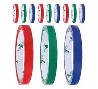 PACKOVE Cinta Adhesiva para Cerrar Bolsas de Plástico Pet Resistente y No Fácil de Romper, 12 Rollos de 12 Mm para Sellar Bolsas en Casa y Embalaje