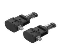 PACKOVE Clips de Bloqueo para Manijas de Equipaje Metálicos 2 Piezas para Reparación de Tiradores Telescópicos Medianos Herrajes Resistentes para Maletas Repuesto Seguro y Duradero