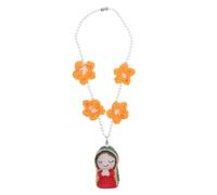 PACKOVE Colgante para Espejo Retrovisor Virgen María en Resina, Decoración Colgante de Coche, Accesorio Espiritual Duradero para Interior Automotor, Adecuado para Protección y