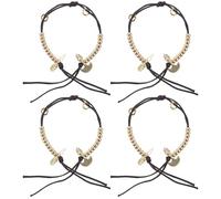 PACKOVE Contador de Cuentas para Oración de Latón 2 Piezas, Herramienta Portátil para Meditación y Bricolaje, Accesorio Manual Compatible Cuentas de Canto y Tasbih, Uso en Eventos