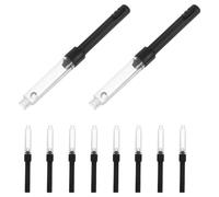 PACKOVE Convertidor para Pluma Estilográfica Recargable, 10 Piezas de Plástico, Diámetro 2.6 Mm, Accesorio de Recarga de Tinta para Bolígrafos Entintadores, Uso en Oficina y Escritura