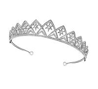 PACKOVE Coroa de Novia de Rindstone Accesorio de Fiesta Bodas Celebraciones