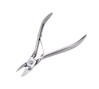 PACKOVE Corta Cutículas Acero Inoxidable Con Resorte Amortiguador Para Manicura y Pedicura Profesional Alicate Para Empujar y Recortar Piel Muerta Uñas y Pies