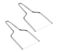 PACKOVE Cortador de 5 Piezas de Acero Inoxidable Color Plata Alambre para Cortar y Utensilios de Cocina Cómodos para Restaurante y Hotel