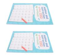 PACKOVE Cuaderno de Ejercicios de Resta y Juegos Jardín de Infantes Papel de Calidad para Práctica Diaria y Refuerzo de Habilidades Matemáticas