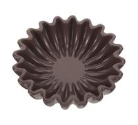 PACKOVE Cuenco Decorativo Acanalado Negro de 15 Cm, Tazón Multifuncional para Llaves y Joyas, Frutero de Escritorio Moderno para Decoración del Hogar y Organización Práctica