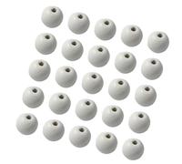 PACKOVE Cuentas de Madera de Color 100 Piezas 20 Mm Diámetro Agujero 5 Mm para Manualidades Diy, Abalorios Pulseras y Accesorios Creativos de Joyería Hechas a Mano