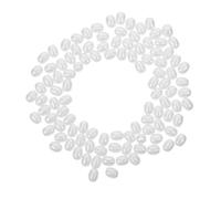 PACKOVE Cuentas de Perlas Sueltas Abs Irregulares Orificio Recto, 200 Unidades para Manualidades, Fabricación de Pulseras y Collares, Cuentas de Perlas para Bricolaje y Decoración