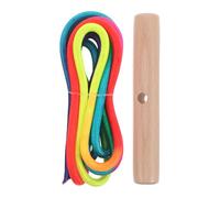 PACKOVE Cuerda de Trineo Ajustable con Mango de Madera para Motos de Nieve, Cuerda Resistente de Algodón con Textura Suave para Deportes de Invierno y Actividades Nieve