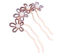 PACKOVE De Novia Peine De Dientes Accesorios Cabello De Boda Lateral Floral Decorativa