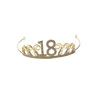 PACKOVE De Pastel Decoración Dorada Número Adorno Para Tarta De Cumpleaños Tocado De Suministros De Boda