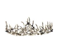 PACKOVE De Reina Barroca Coronas Góticas Negras Coronas Góticas De Halloween Tocado Barroco Tiara De Halloween Para Mujeres Y Niñas
