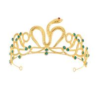 PACKOVE De Serpiente Egipcia Tiara Nupcial Con Diamantes De Imitación Para Mujer Tocado De Reina Para Bodas Bailes De Graduación Y Halloween Accesorios De Disfraz De Estilo