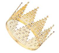 PACKOVE Decoración De De Cristal Dorada Para Pastel Adorno Para Tarta De Para Boda Cumpleaños Fiesta