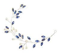 PACKOVE Diadema Accesorios Cabello de Boda Perlas y Gemas de Imitación Ligera Decoloración de Novia para Mujer Adecuado para Recepción en Jardín