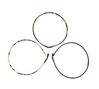 PACKOVE Diadema De Acetato Carey Antideslizante 3 Piezas Tamaño Compacto Para Niños Uso Diario y Lavado Facial