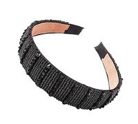 PACKOVE Diadema De Ala Ancha Cristal Simulado Elegante Diadema Cuentas Para Mujer De Boda Para Uso Diario