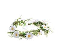 PACKOVE Diadema De Flores Artificiales Tocado De Boda Para y Mujeres Accesorio Floral Elegante Para y