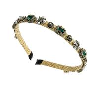 PACKOVE Diadema de Flores de Perla Elegante Incrustaciones de Gemas de Imitación Diadema Femenina de Estilo Barroco para Peinado Exquisito para Eventos Formales