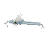 PACKOVE Diadema De Flores Estilo Sirena Para Mujer Tocado De Sirena Diadema De Flores Para Dama De Honor Diademas De Moda Diadema De Sirena Con Perlas Artificiales Abs