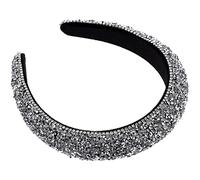 PACKOVE Diadema De Gemas Brillantes Estilo Barroco Para Mujer Diadema Exquisita Adornos Delicados Para Uso Diario El Hogar o Eventos Especiales