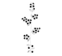 PACKOVE Diadema De Rosas Banda Cabello Gótica Diseño Floral De Cadena Frente Tocado De Fiesta De Novia Estilo De Joyería Cabello