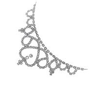 PACKOVE Diadema de Tiara Gemas de Imitación para Novia Accesorio Encantador para Tiaras de Boda y Fiestas