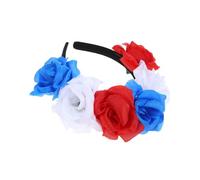 PACKOVE Diadema Halloween con Flores Artificiales Simuladas Accesorio para Fiesta y Disfraz Color Azul Rojo Para Señoras y Role Play