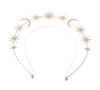 PACKOVE Diadema Nuestra Señora Tocado De Diosa De Luna Decoración Cabello De Dama Tocado De Fiesta Para Celebraciones y Fiestas De Cumpleaños Para Mujeres y Niñas