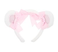 PACKOVE Diadema Orejas de Osito para Niña, Diadema Orejas de Peluche Ligera para Fiestas de Navidad y Fin de Año