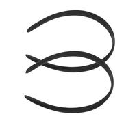 PACKOVE Diademas Negras de Terciopelo Grueso, Elásticas y Flexibles, Accesorios para Cabello Fino para Mujer y Niña, Uso Diario y Eventos, Diseño Retro Vintage, Paquete 2 Piezas
