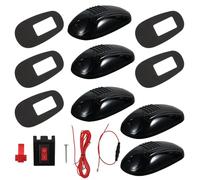 PACKOVE Dispositivo de Iluminación del Coche, 5 Luces LED para Techo de Cabina de Camión, Carcasa Sellada, Luz Amarilla