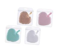 PACKOVE Esponja Desmaquillante 4 Piezas Almohadillas Reutilizables para Limpieza Facial para Sensible Hipoalergénicas Cuerda para Secar