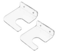 PACKOVE Expositor de Pared para Tablas de Skate y Snowboard, Soporte Acrílico Doble para Almacenamiento Compacto en Interiores y Diseño Armónico