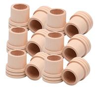 PACKOVE Extintor de Rodillos de Moxa de Madera 20 Piezas Resistente al Calor para Moxibustión en Terapia Tradicional Antiescarcha Uso en Cuidado de Salud Alternativa