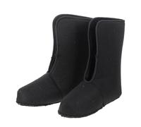 PACKOVE Forro de Bota de Felpa para Pesca y Caza, 1 Par, Negro, Cálido y Cómodo, Ideal para Invierno, Protege del Frío