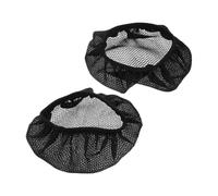 PACKOVE Funda de Asiento para Bicicleta Eléctrica Silicona, 2 Piezas | Poliéster Transpirable, Blanco o Negro, para Asiento de Bici y Ciclomotor, Uso Urbano