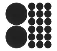 PACKOVE Funda Protectora de Silicona Cabeza del Estetoscopio, 20 Unidades Negras, Cubierta Ajustable Resistente y Reutilizable para Partes del Estetoscopio, Adecuado para Uso Profesional